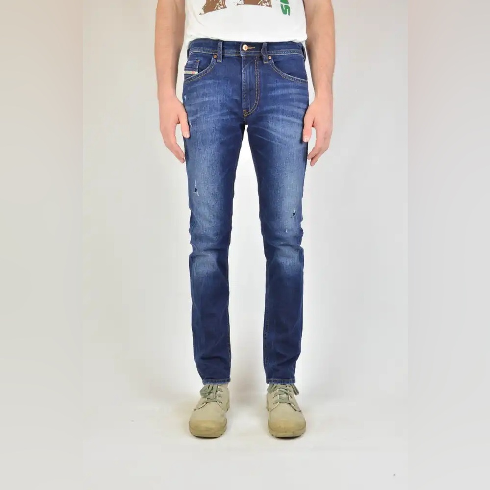 Diesel Thommer Slim Skinny Dark Jeans 2054AC